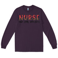 Plum christmas nurse Long Sleeve Tee - MaliasSmallBusiness