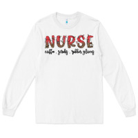 White christmas nurse Long Sleeve Tee - MaliasSmallBusiness