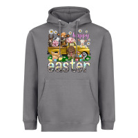 Storm Happy Easter truck with farm animals Easter Day Heavyweight Hoodie - HowdyJamesFarm