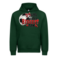 Forest Green little sister biggest fan soccer Urban Hoodie - FaDigitalArtStudio