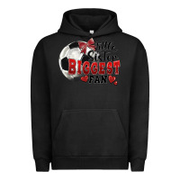 Pigment Black little sister biggest fan soccer Urban Hoodie - FaDigitalArtStudio