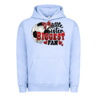 Pigment Grape Ice little sister biggest fan soccer Urban Hoodie - FaDigitalArtStudio