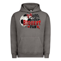 Pigment Tornado little sister biggest fan soccer Urban Hoodie - FaDigitalArtStudio