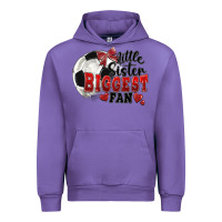 Tulip little sister biggest fan soccer Urban Hoodie - FaDigitalArtStudio