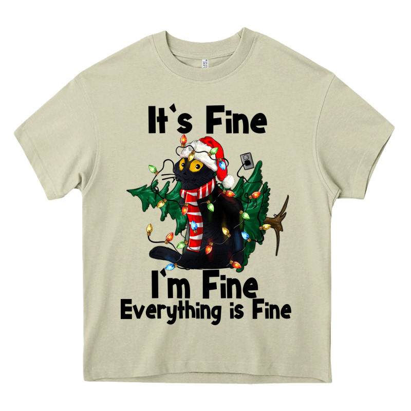 It's Fine I'am Fine Everything Is Fine Heavy Core Tee by FaDigitalArtStudio | Teevron