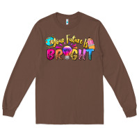 Chestnut your future is bright Long Sleeve Tee - NancyCooperArtShop
