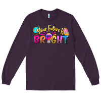 Plum your future is bright Long Sleeve Tee - NancyCooperArtShop