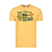 Vintage Mustard deink drank drunk st. patrick's day Vintage Tee - MaliasSmallBusiness