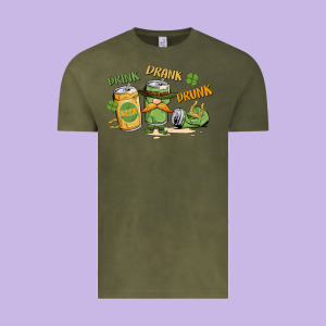 Deink Drank Drunk St. Patrick's Day Vintage Tee Designed By Maliassmallbusiness