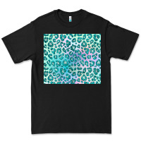 Black turquoise leopard glitter Premium Tee - JahusDesignShop