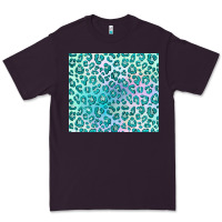 Plum turquoise leopard glitter Premium Tee - JahusDesignShop