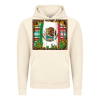 Vintage Artic mexican flag background with cactus and sunflower tumbler Vintage Hoodie - Jasminsmagicworld