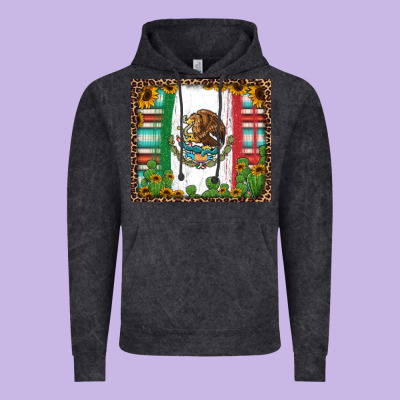 Mexican Flag Background With Cactus And Sunflower Tumbler Vintage Hoodie Designed By Jasminsmagicworld