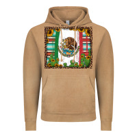 Vintage Camel mexican flag background with cactus and sunflower tumbler Vintage Hoodie - Jasminsmagicworld