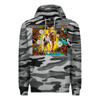 Slate Camo aztec tribal horse Premium Hoodie - TumblerDesignByShophia