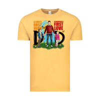 Vintage Mustard a sons first hero a daughters first love Vintage Tee - JahusDesignShop