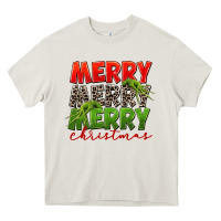 Cream Merry christmas Heavy Core Tee - FaDigitalArtStudio