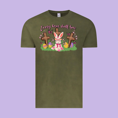 Every Knee Shall Bow Vintage Tee Designed By Maliassmallbusiness