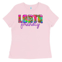 Bubblegum Pink lgbtq friendly Ladies Tee - HRA Design Shop
