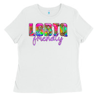 White lgbtq friendly Ladies Tee - HRA Design Shop