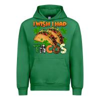 Emerald I wish i had tacos St. Patrick's day Urban Hoodie - FaDigitalArtStudio