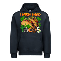Navy I wish i had tacos St. Patrick's day Urban Hoodie - FaDigitalArtStudio