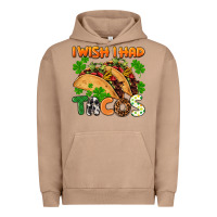 Pigment Burro I wish i had tacos St. Patrick's day Urban Hoodie - FaDigitalArtStudio