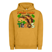 Pigment Peanut Butter I wish i had tacos St. Patrick's day Urban Hoodie - FaDigitalArtStudio