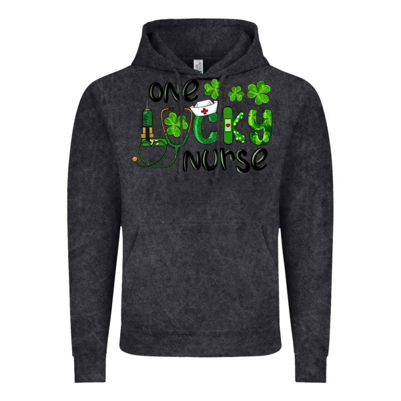 Saint Patricks One Lucky Nurse Vintage Hoodie by RanaPortraitStore | Teevron