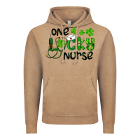 Vintage Coffee Saint Patricks One Lucky Nurse Vintage Hoodie - RanaPortraitStore