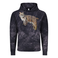 Cloud Black Bobcat Vintage Hoodie - LillyAllenDesigns