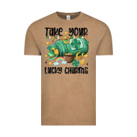 Vintage Coffee take your lucky charms Vintage Tee - MaliasSmallBusiness
