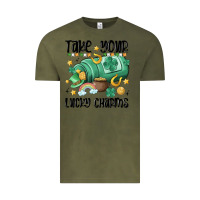 Vintage Olive take your lucky charms Vintage Tee - MaliasSmallBusiness