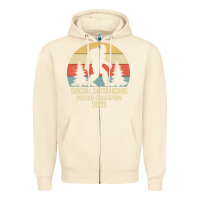 Sandshell Bigfoot Social Distancing World Champion Zipper Hoodie - Bettercallsaul