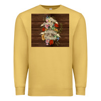 Antique Gold kinda emotional with skeleton Premium Sweatshirt - TumblerDesignByShophia