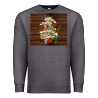 Charcoal Heather kinda emotional with skeleton Premium Sweatshirt - TumblerDesignByShophia