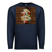 Navy kinda emotional with skeleton Premium Sweatshirt - TumblerDesignByShophia