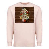 Pale Pink kinda emotional with skeleton Premium Sweatshirt - TumblerDesignByShophia