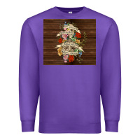 Purple kinda emotional with skeleton Premium Sweatshirt - TumblerDesignByShophia