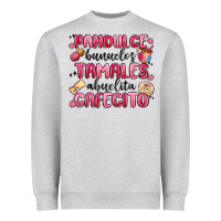 Pandulce Bunuelos Tamales Abuelita Cafecito Heavyweight Sweatshirt | Teevron