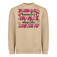 Mushroom pandulce bunuelos tamales abuelita cafecito Heavyweight Sweatshirt - MaliasSmallBusiness
