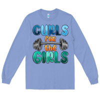 Colony Blue curls for the girls Long Sleeve Tee - MaliasSmallBusiness
