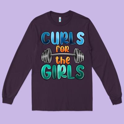 Curls For The Girls Long Sleeve Tee Designed By Maliassmallbusiness