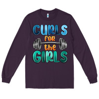 Plum curls for the girls Long Sleeve Tee - MaliasSmallBusiness