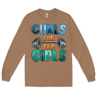 Toasted Coconut curls for the girls Long Sleeve Tee - MaliasSmallBusiness