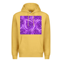 Antique Gold purple glitter with leopard pattern Premium Hoodie - TumblerDesignByShophia