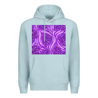 Blue Mist purple glitter with leopard pattern Premium Hoodie - TumblerDesignByShophia