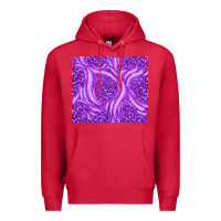 Cardinal purple glitter with leopard pattern Premium Hoodie - TumblerDesignByShophia