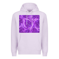 Lilac purple glitter with leopard pattern Premium Hoodie - TumblerDesignByShophia