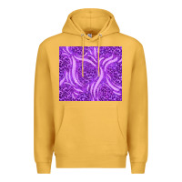 Mustard purple glitter with leopard pattern Premium Hoodie - TumblerDesignByShophia
